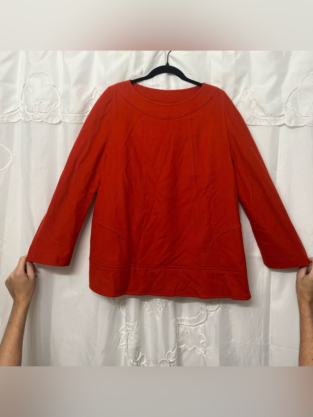 Vintage Christian Lacroix Paris Wool Tunic Top Bergdorf Goodman Made Italy